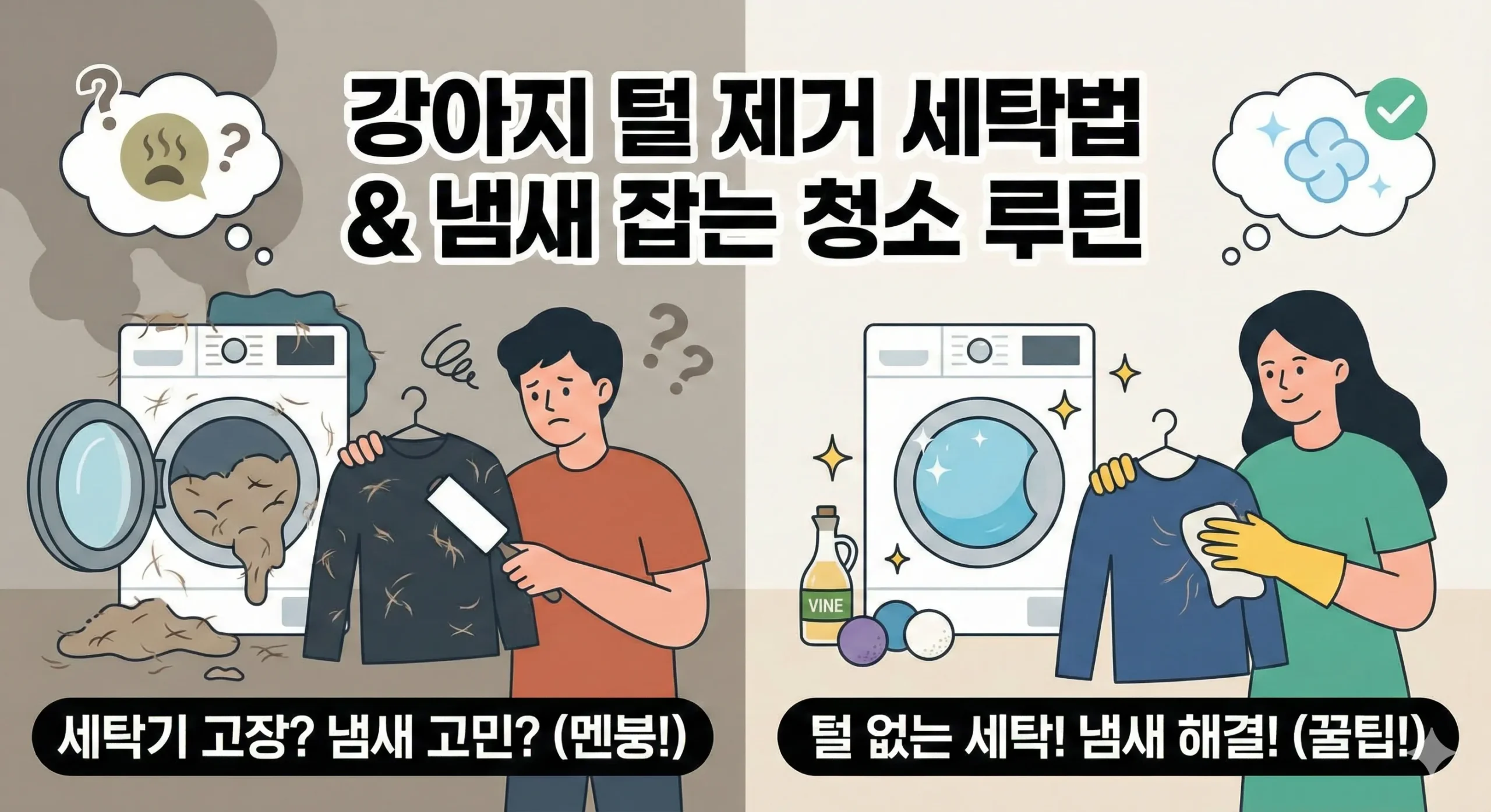 강아지 털 제거 썸네일